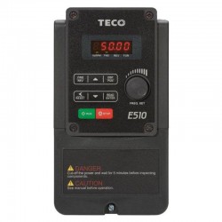 Variador de Frecuencia TECO Trifásico 380V 0,75 KW / 1 CV E510