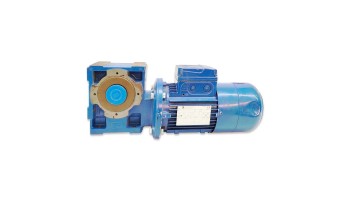 Motorreductor trifásico 220/380V 0,55 Kw con reductor sinfin 43 RPM finales con electrofreno