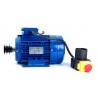 Motor de 3 kw / 4 cv monofásico 220v para hormigonera con polea y cable