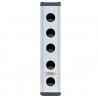 Caja para 5 interruptores aluminio impermeable