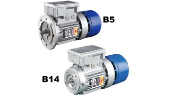Motor autofrenante 0,18 kw trifásico brida B5/B14 3.000 rpm